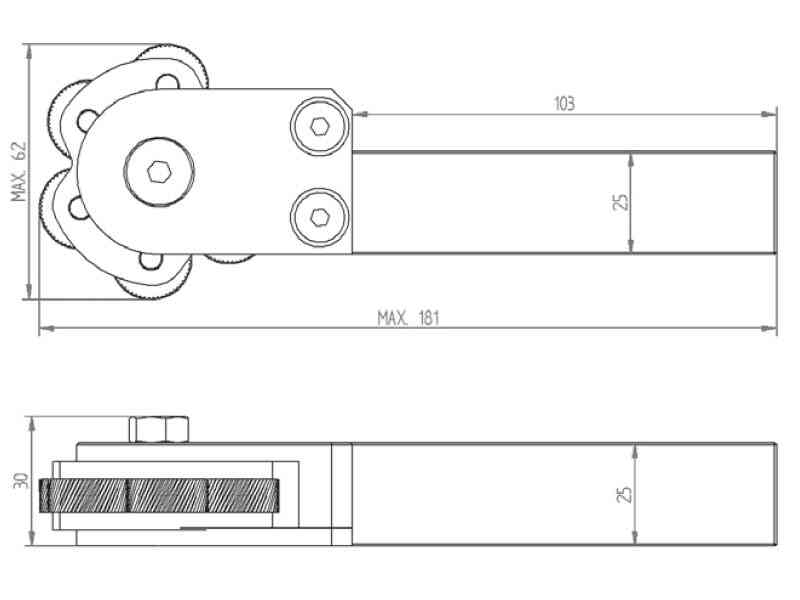 Image of M2 moleteadora por deformacion medidas